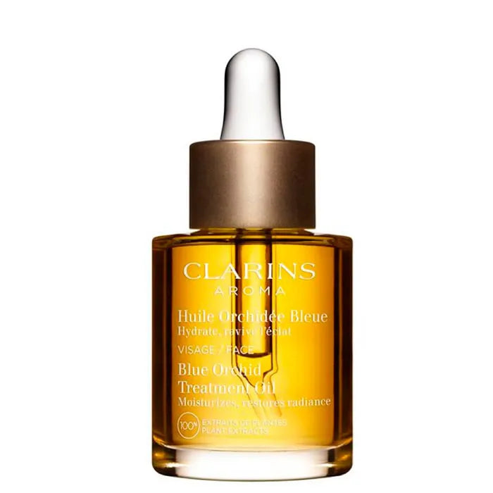 Clarins Blue Orchid Face Treatment Oil Dehydrated Skin 30ml