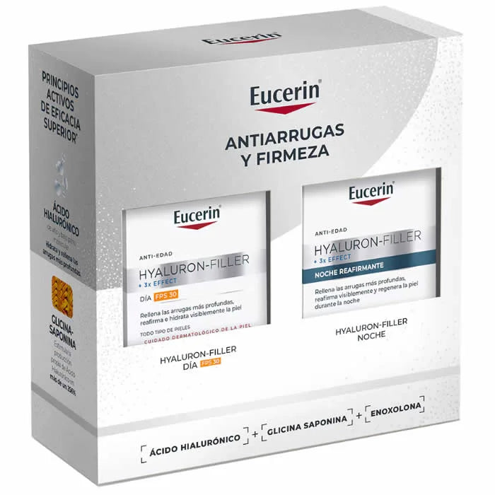 Eucerin Hyaluron Filler X3 Effect Day Cream Spf30 50ml Set 2 Pieces